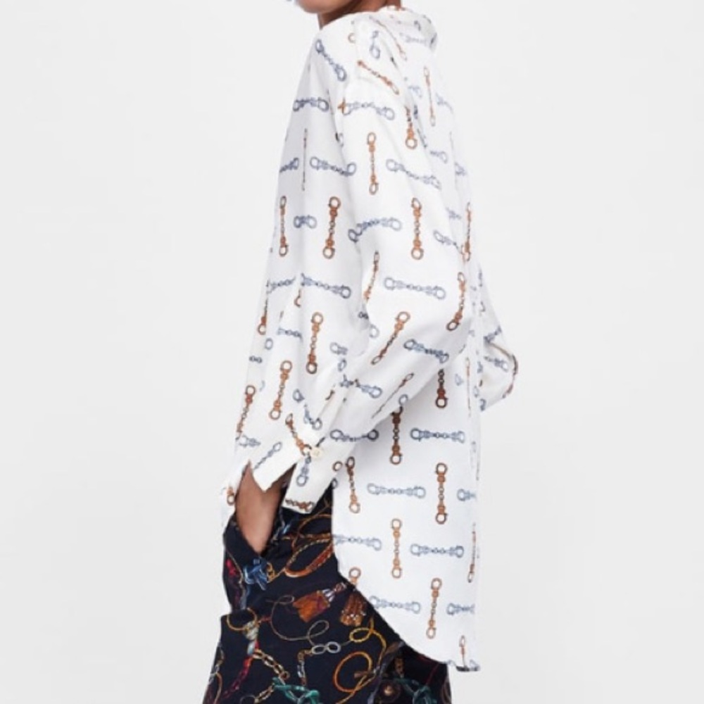 Zara Chain Blouse